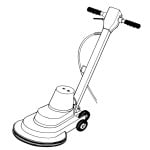 Manual Minuteman 1500 RPM Floor Machine M20150-00